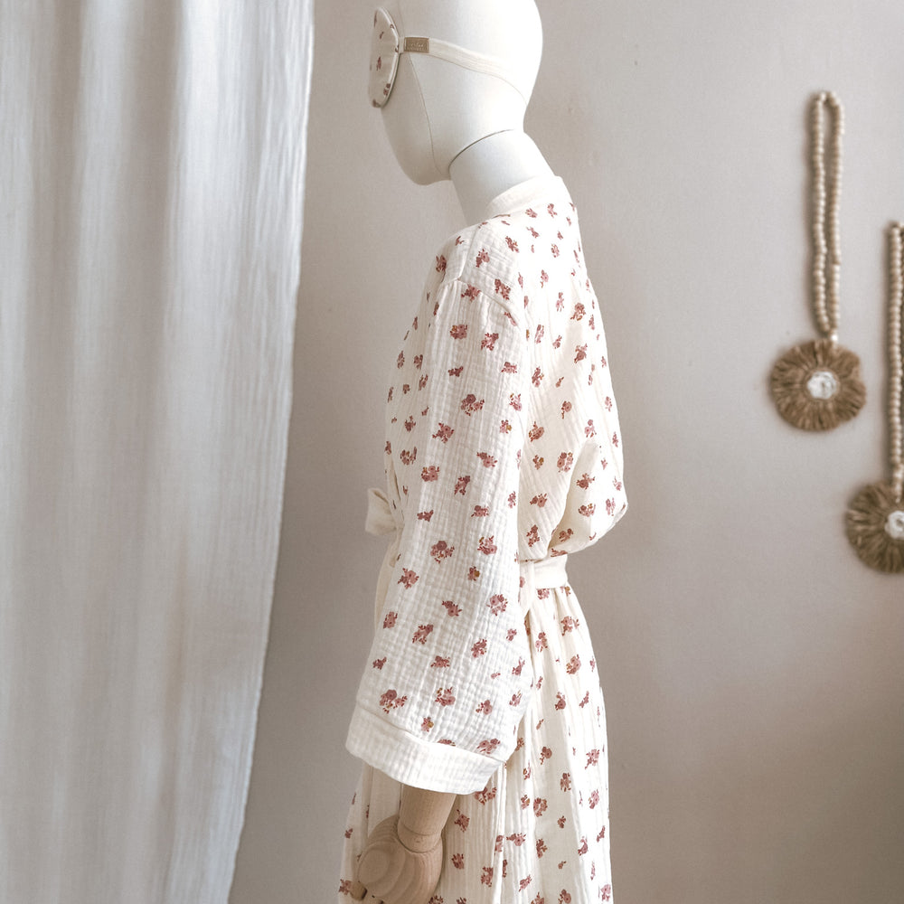 
                      
                        Muslin kimono / vintage floral - ecru
                      
                    