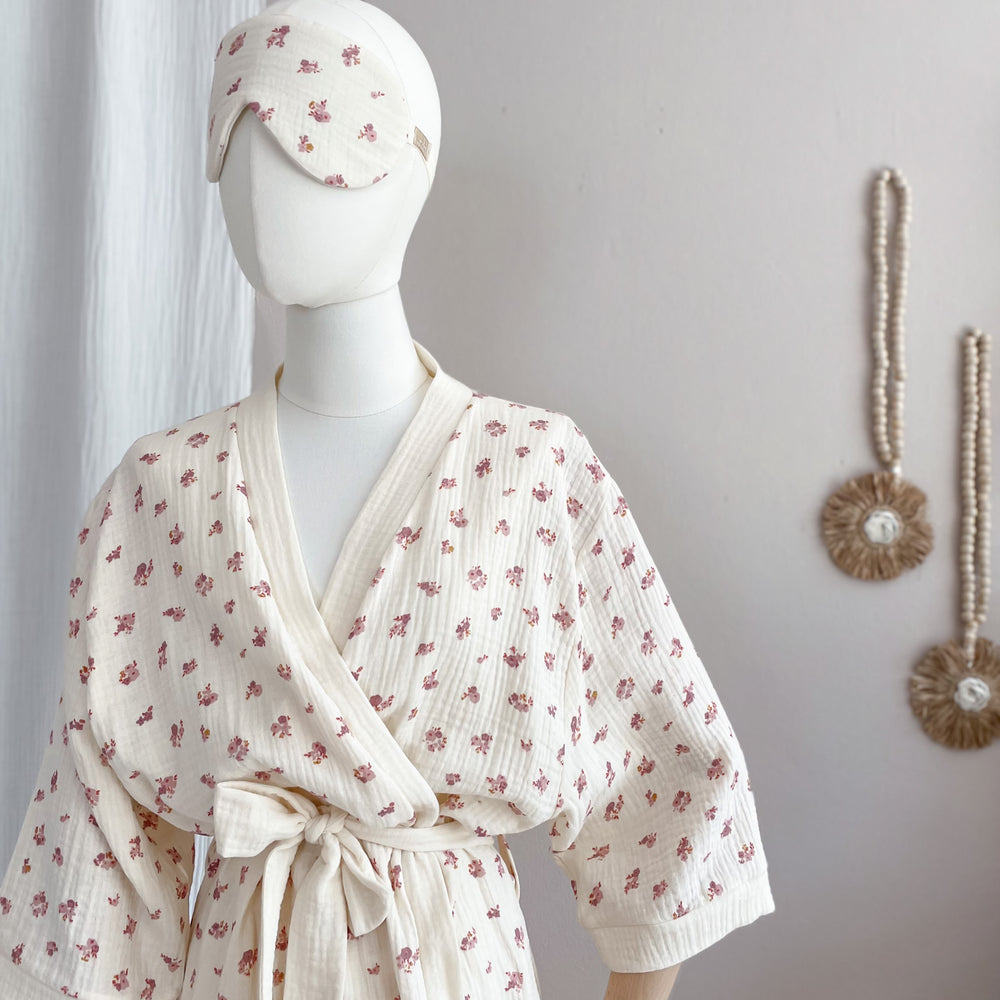 
                      
                        Muslin kimono / vintage floral - ecru
                      
                    