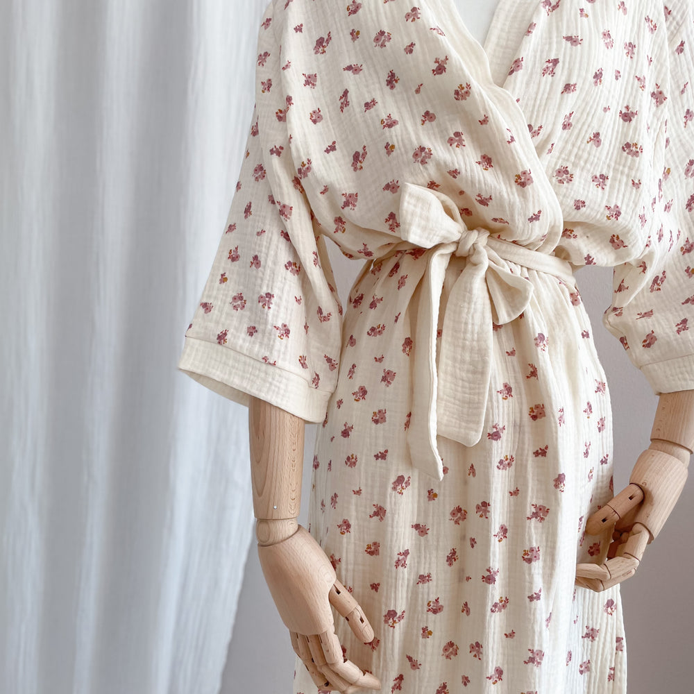 
                      
                        Muslin kimono / vintage floral - ecru
                      
                    