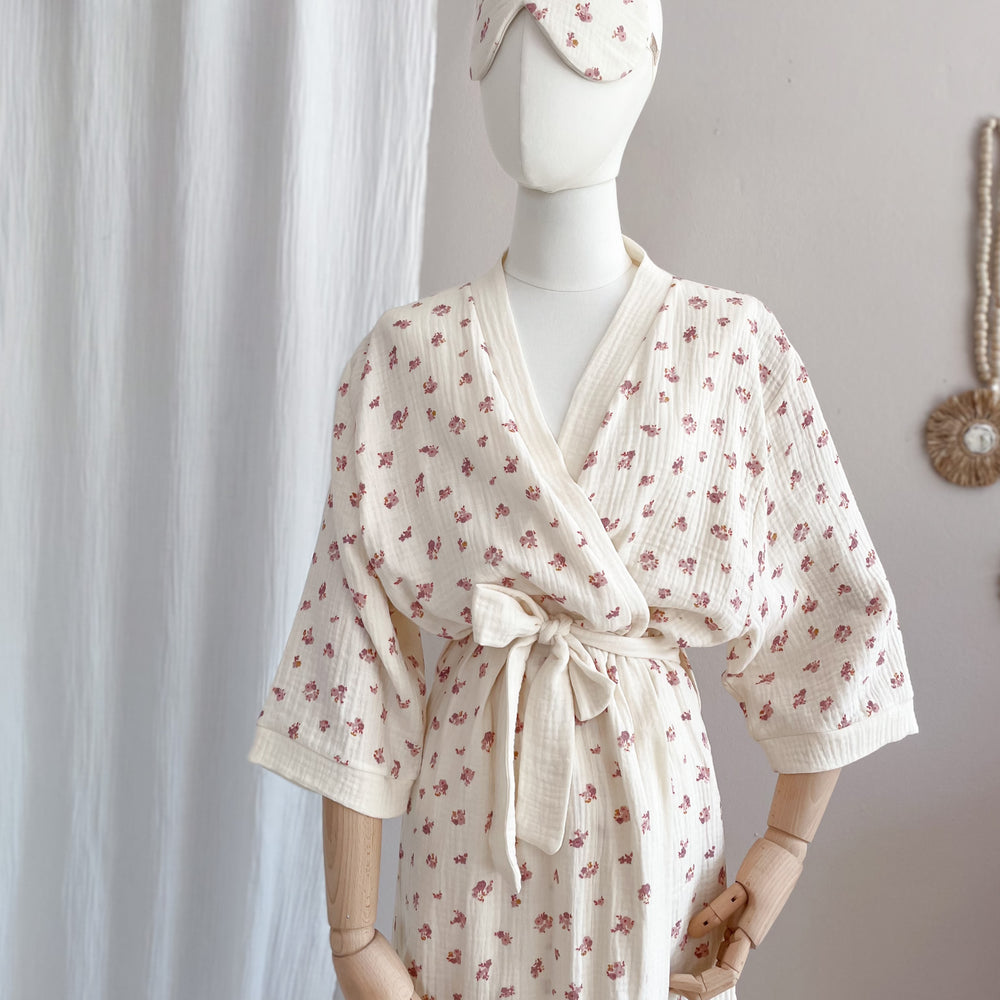 
                      
                        Muslin kimono / vintage floral - ecru
                      
                    