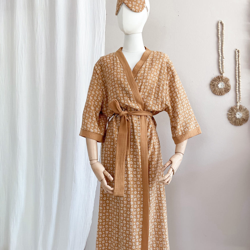 
                      
                        Muslin kimono /  branches - caramel
                      
                    