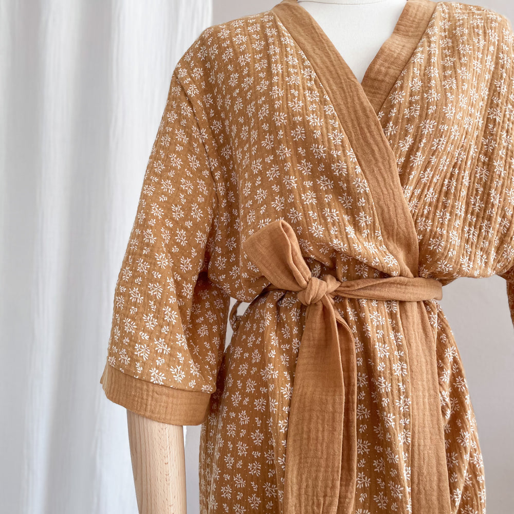 
                      
                        Muslin kimono /  branches - caramel
                      
                    