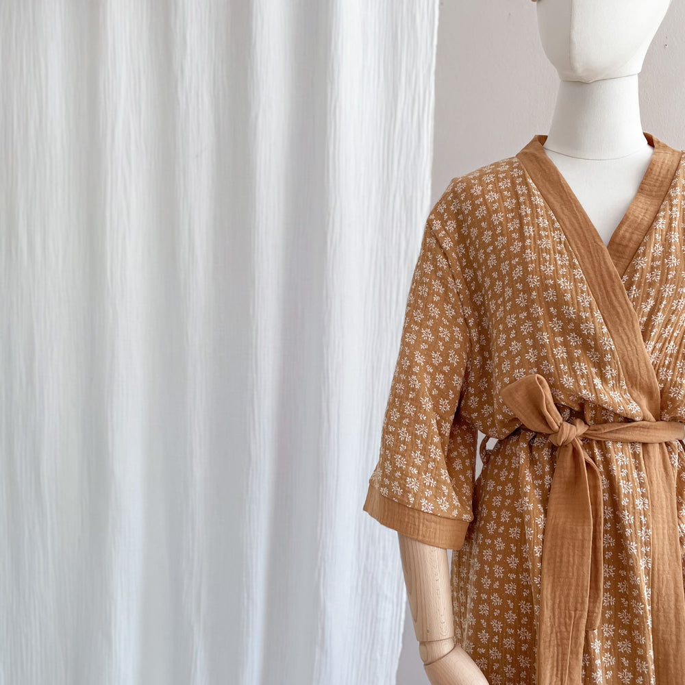 
                      
                        Muslin kimono /  branches - caramel
                      
                    