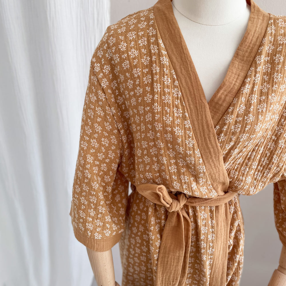 
                      
                        Muslin kimono /  branches - caramel
                      
                    