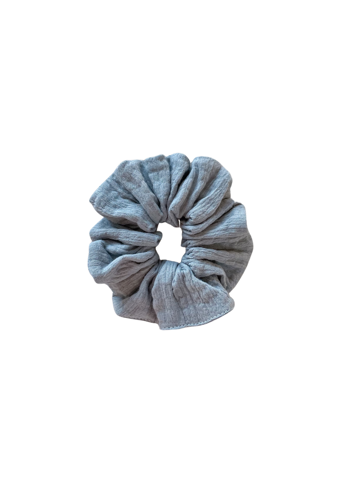 Scrunchie / crinkle muslin - dusty blue