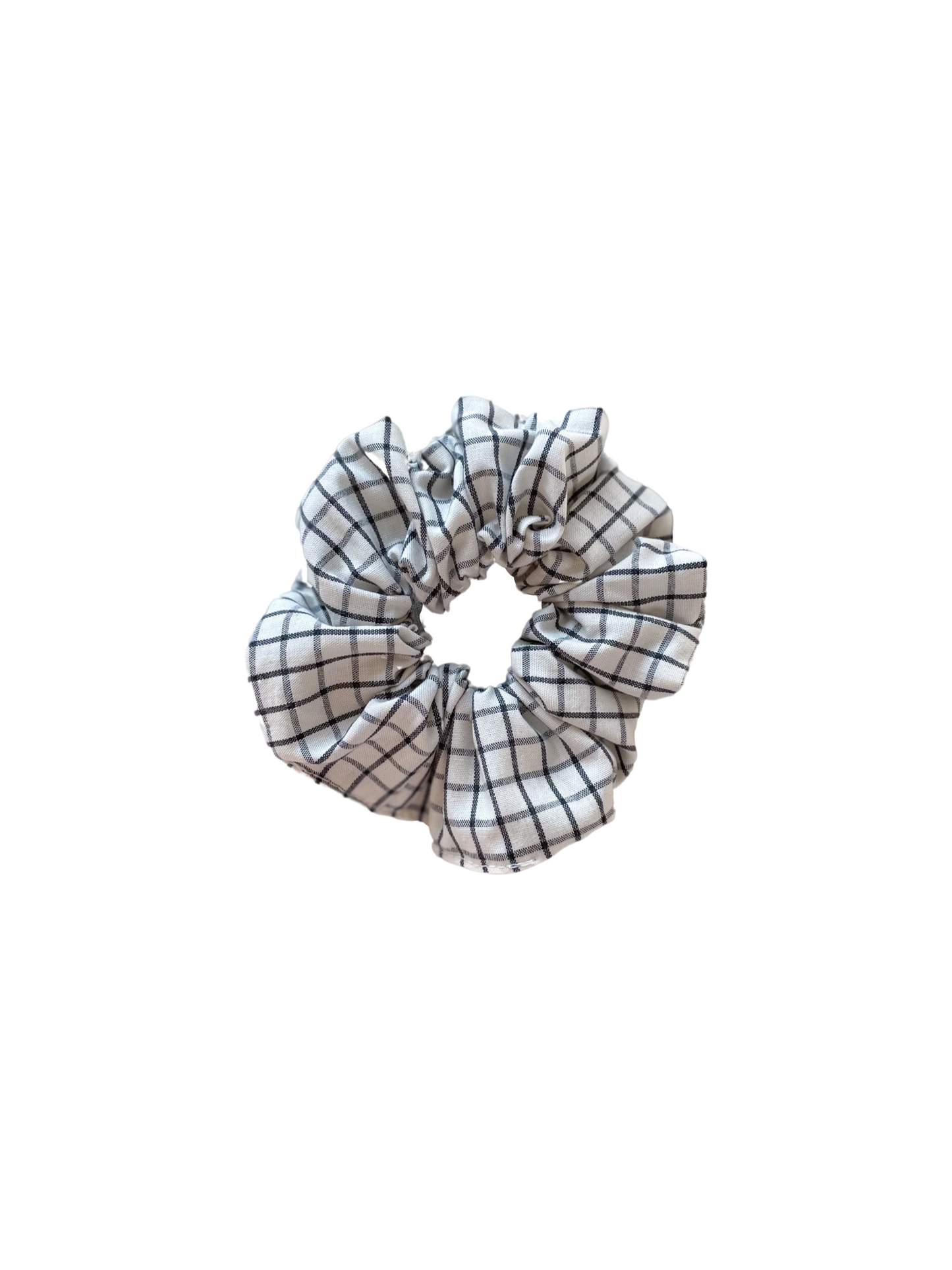 Load image into Gallery viewer, Scrunchie / checkers - ivory
