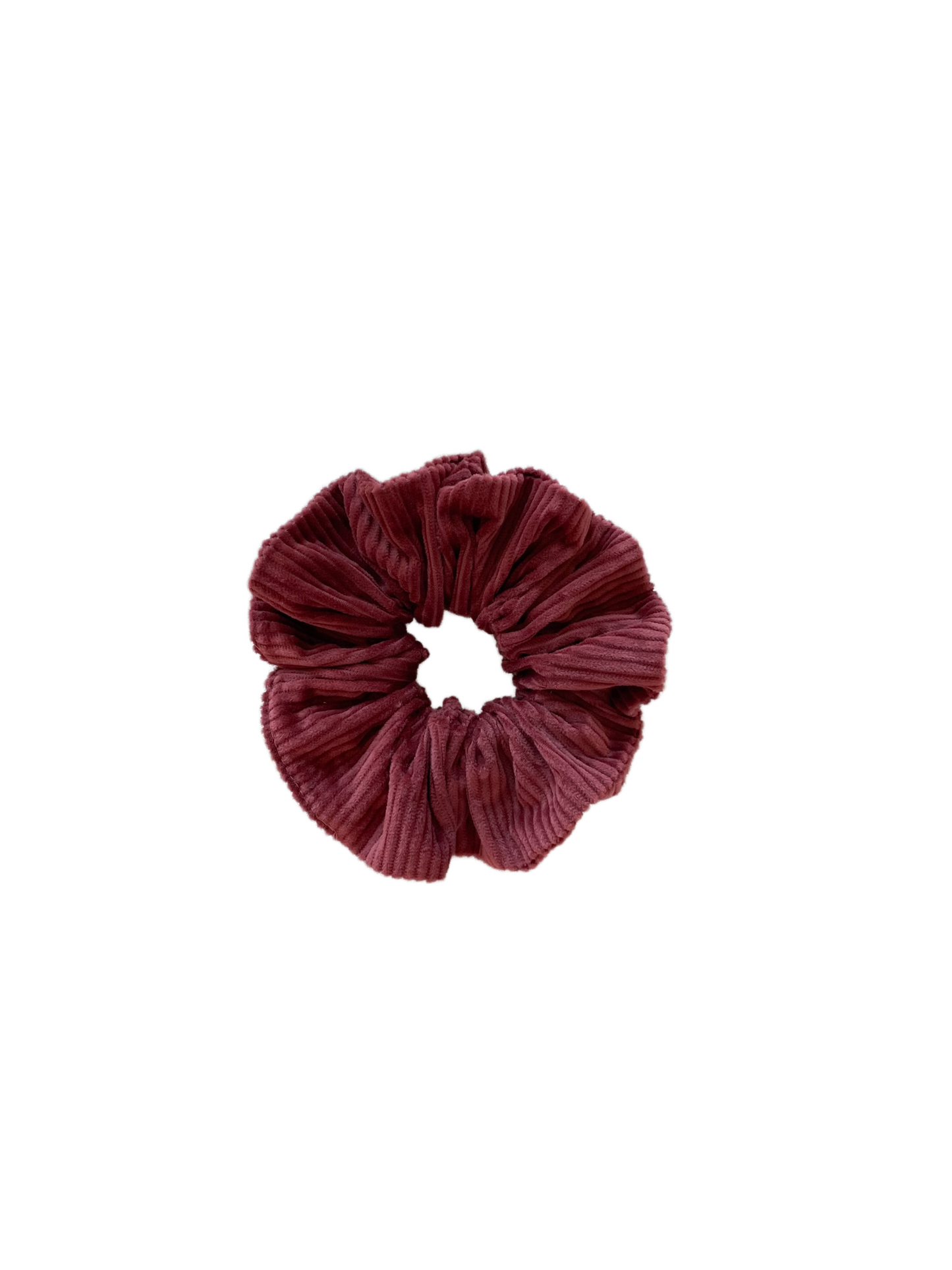 Scrunchie / corduroy - burgundy