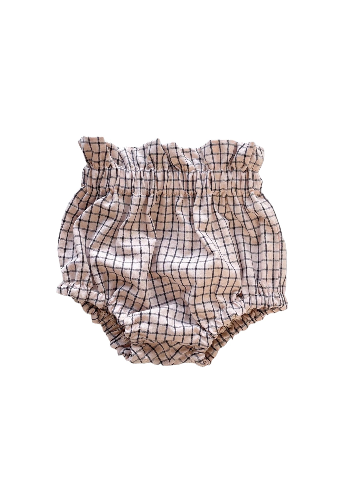 Baby bloomers / checkers - pastel blush