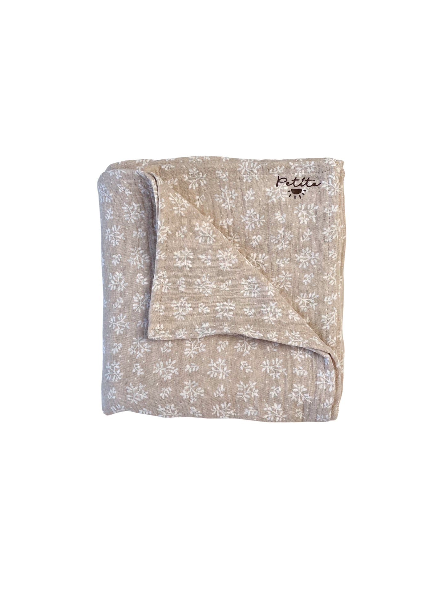 Baby swaddle / branches - beige