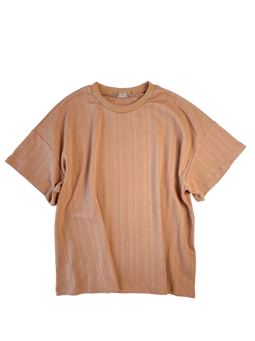 Pointoille t-shirt / caramel