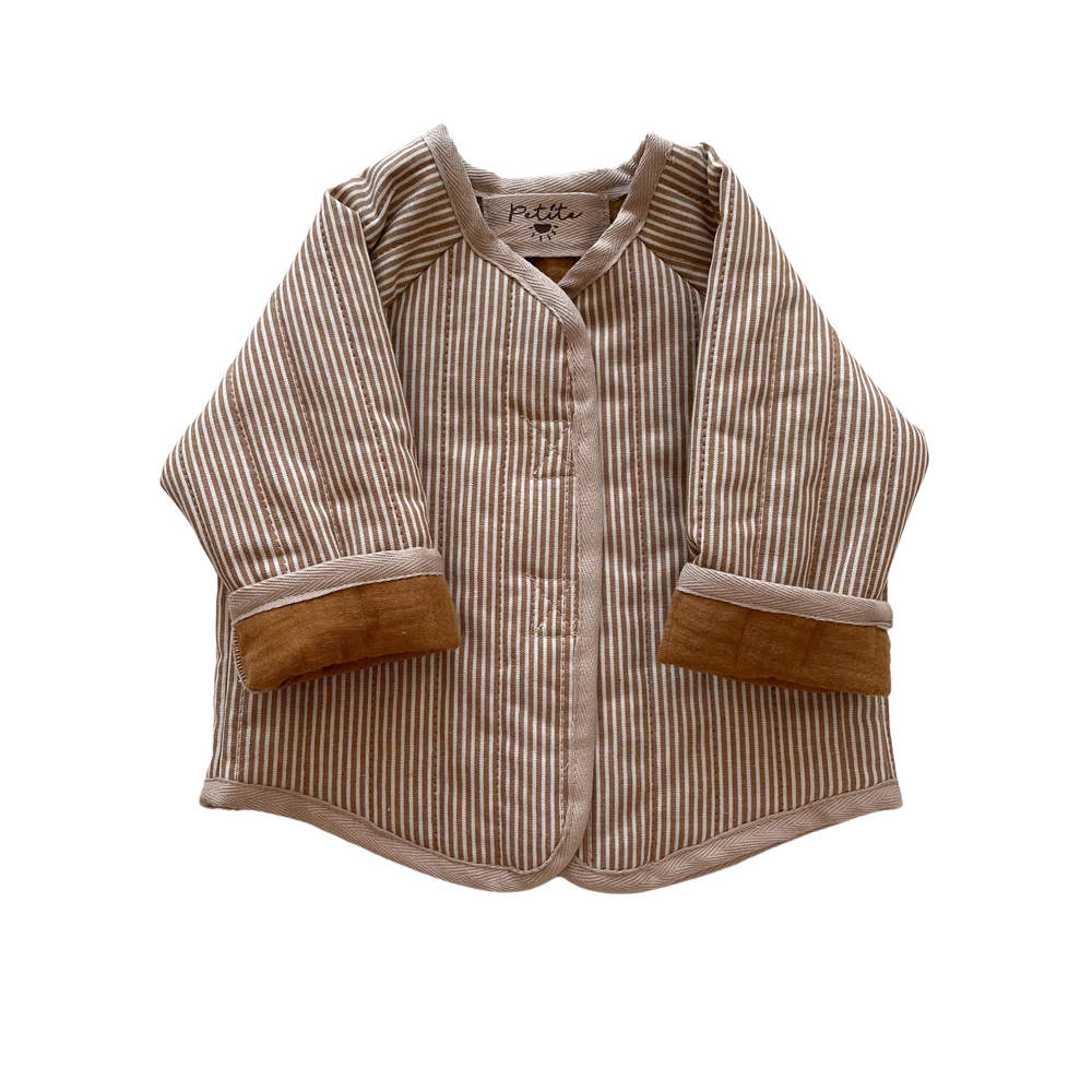 
                      
                        Baby & toddler teddy jacket / stripes - caramel
                      
                    