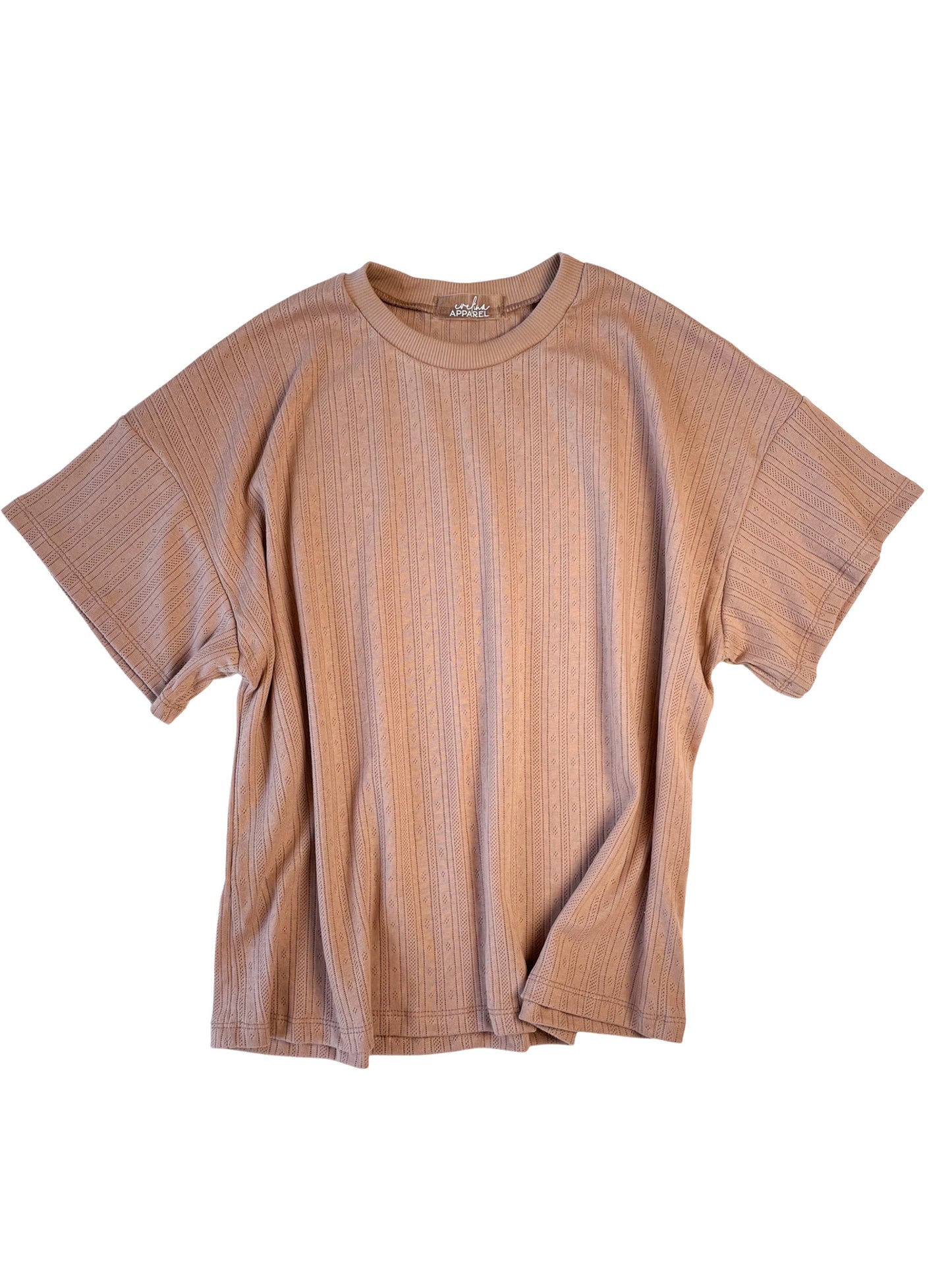 Load image into Gallery viewer, Pointoille t-shirt / cacao
