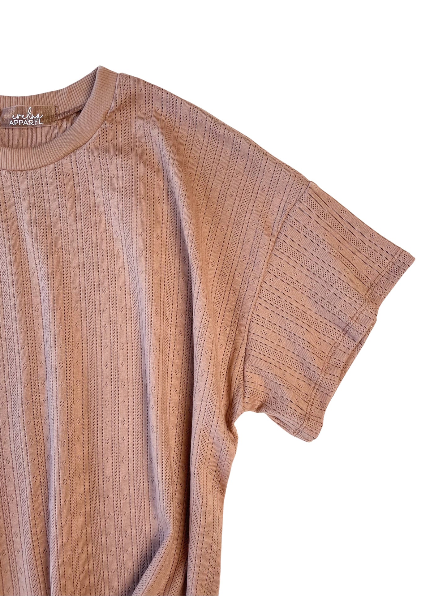 Load image into Gallery viewer, Pointoille t-shirt / cacao
