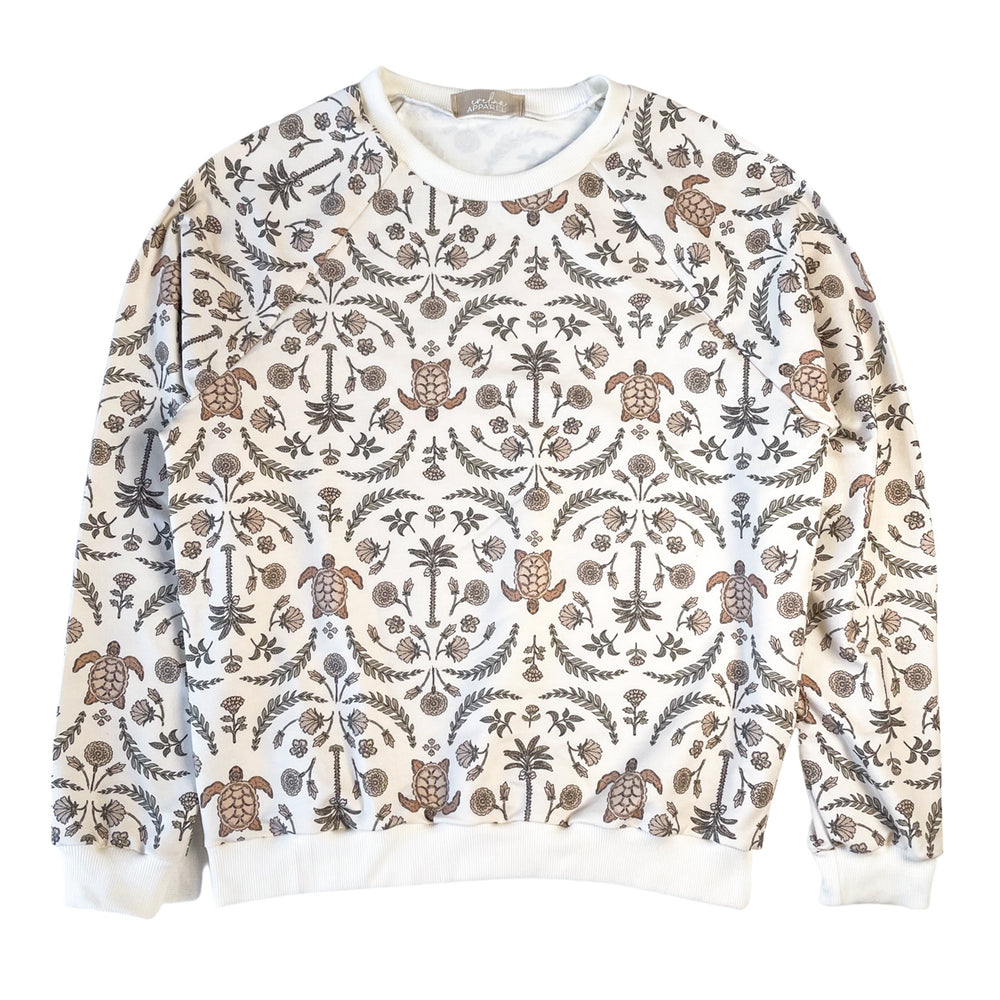 Cotton Sweatshirt / oriental turtles