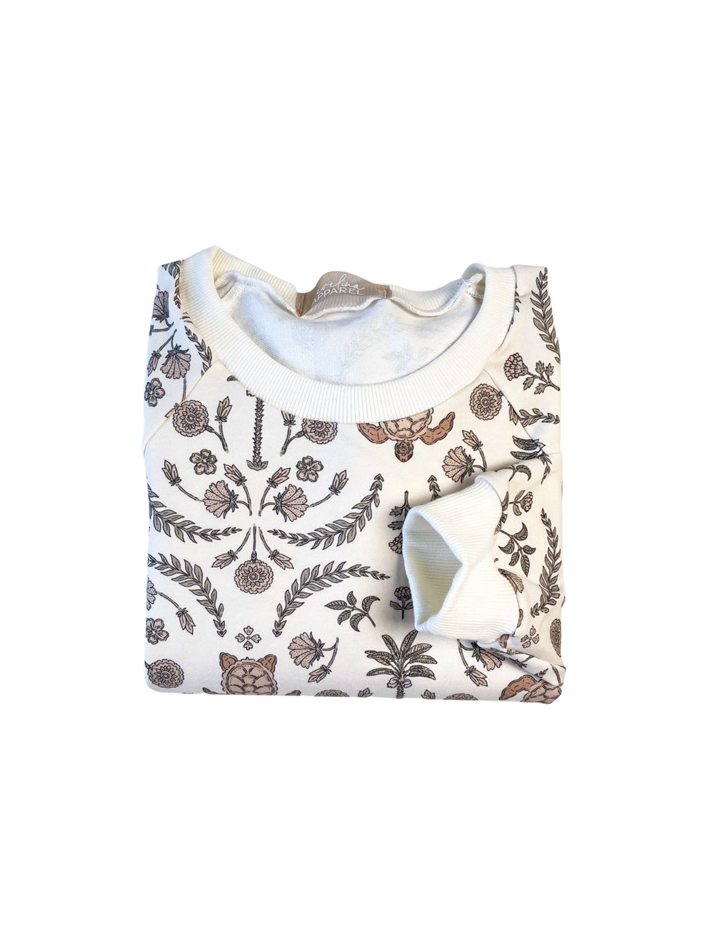 Cotton Sweatshirt / oriental turtles