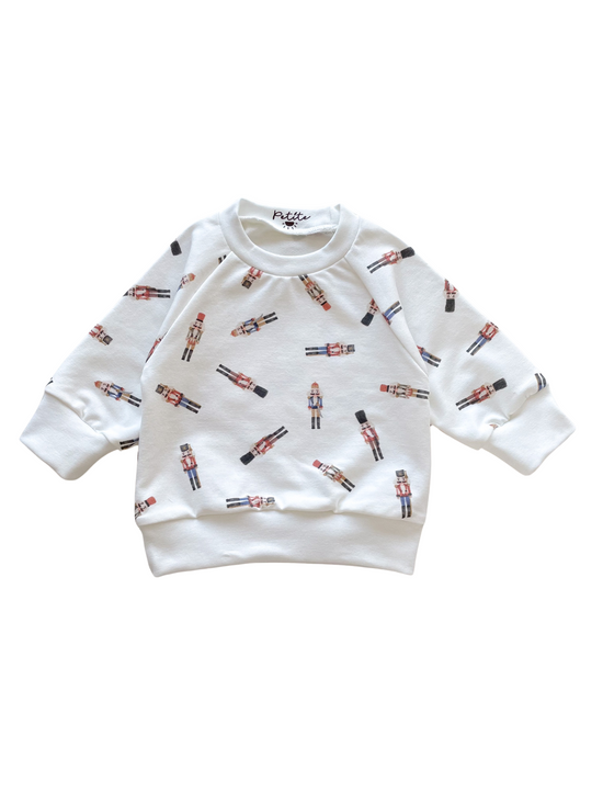 Baby cotton sweatshirt / nutcracker