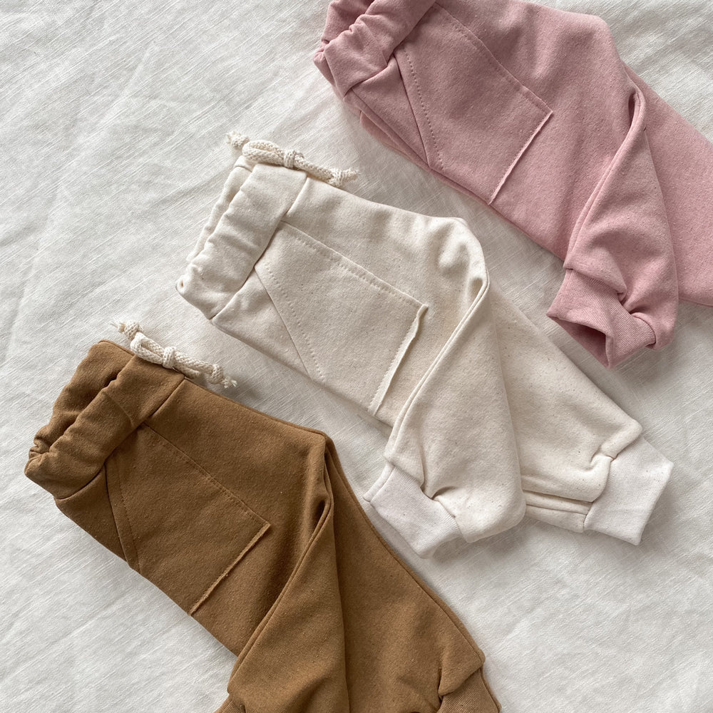 
                      
                        Recycled cotton kids sweatpants
                      
                    