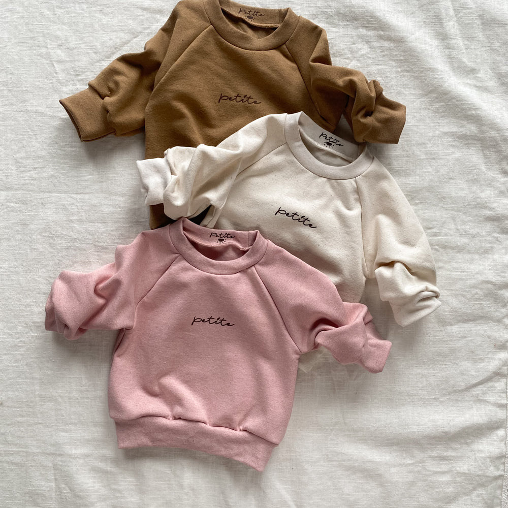 
                      
                        Petite / Kids Recycled cotton sweatshirt
                      
                    