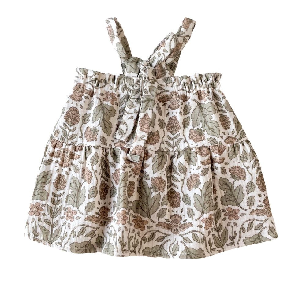 
                      
                        Baby muslin dress / botanical owls - ecru
                      
                    