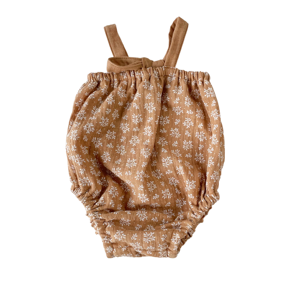 
                      
                        Muslin romper / branches - caramel
                      
                    