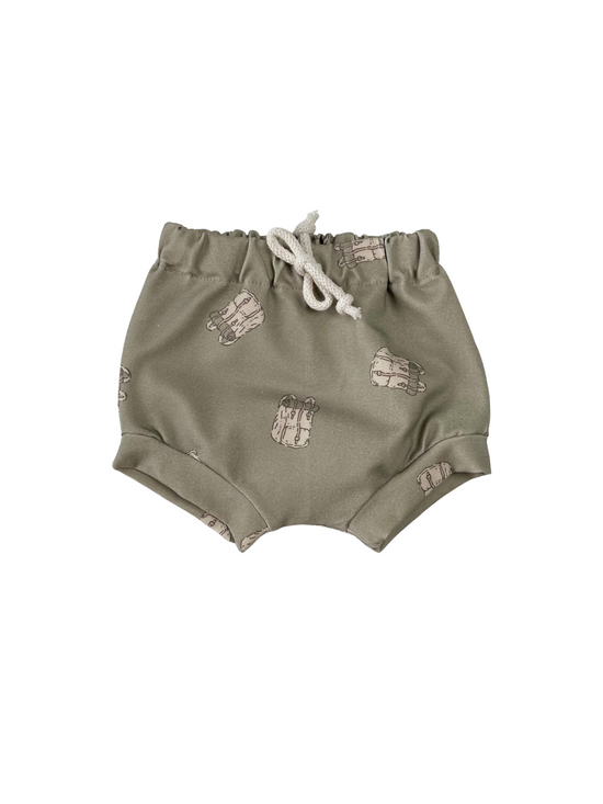 Load image into Gallery viewer, Baby boy shorts / boho backpacks
