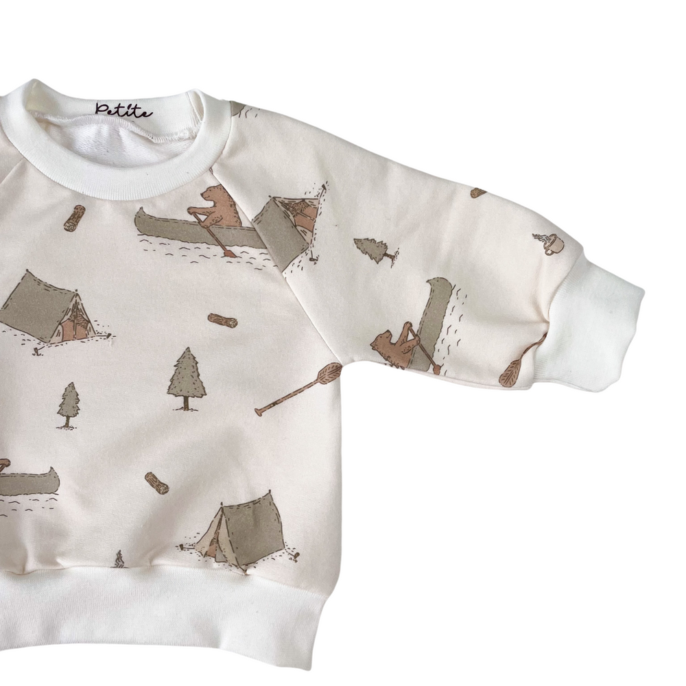 
                      
                        Baby cotton sweatshirt / boho camp - boys
                      
                    