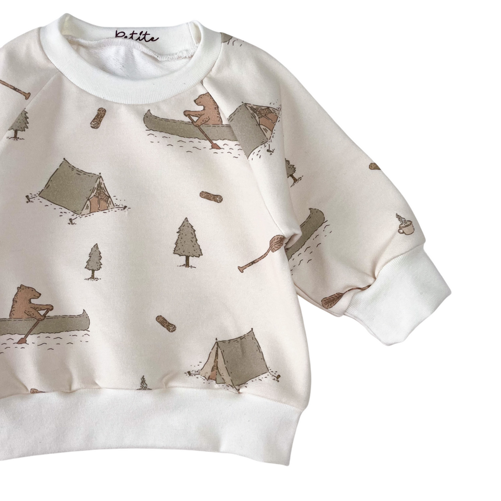 
                      
                        Baby cotton sweatshirt / boho camp - boys
                      
                    