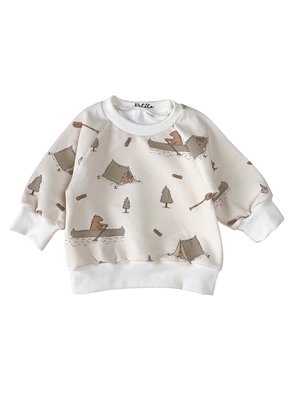 Baby cotton sweatshirt / boho camp - boys