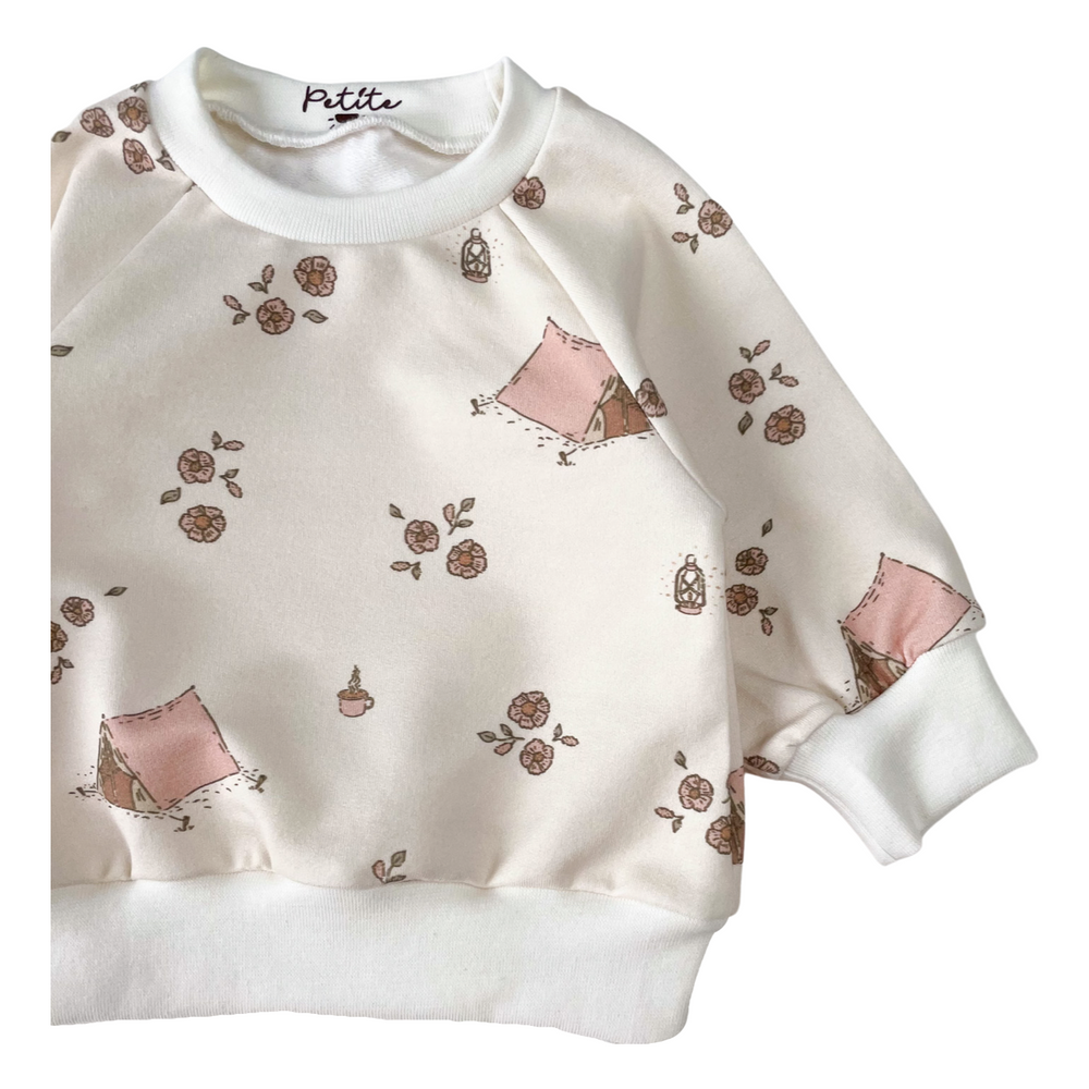 
                      
                        Baby cotton sweatshirt / boho camp - girls
                      
                    