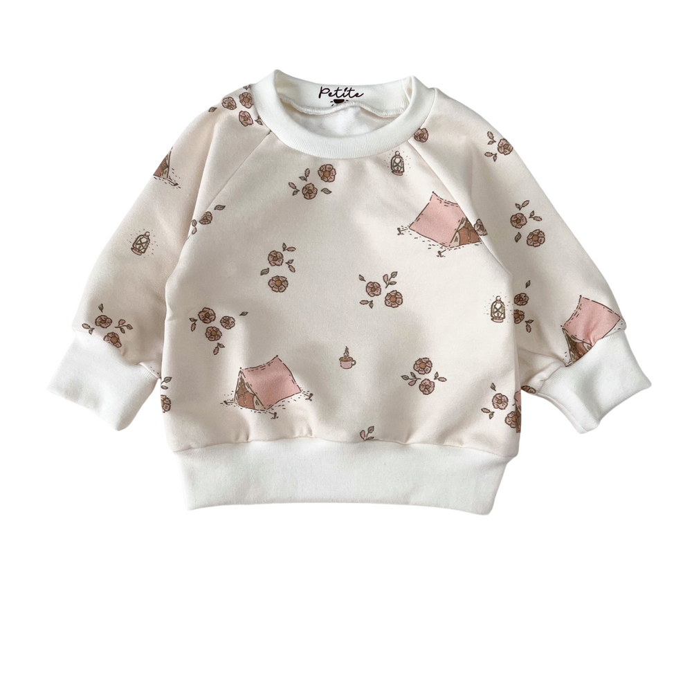 
                      
                        Baby cotton sweatshirt / boho camp - girls
                      
                    