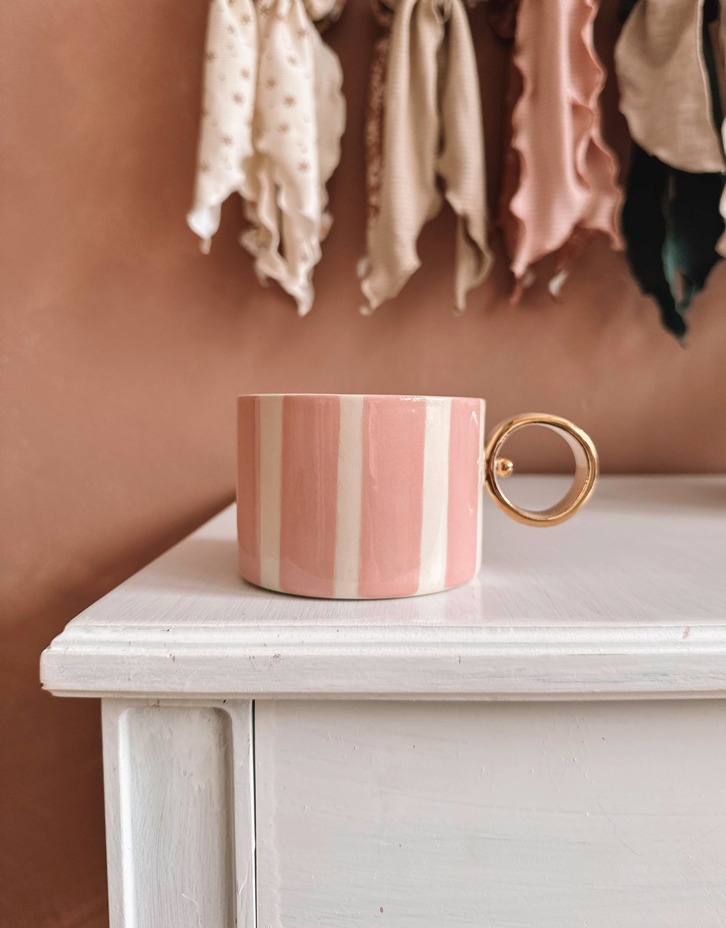 Coffee mug - rose & gold