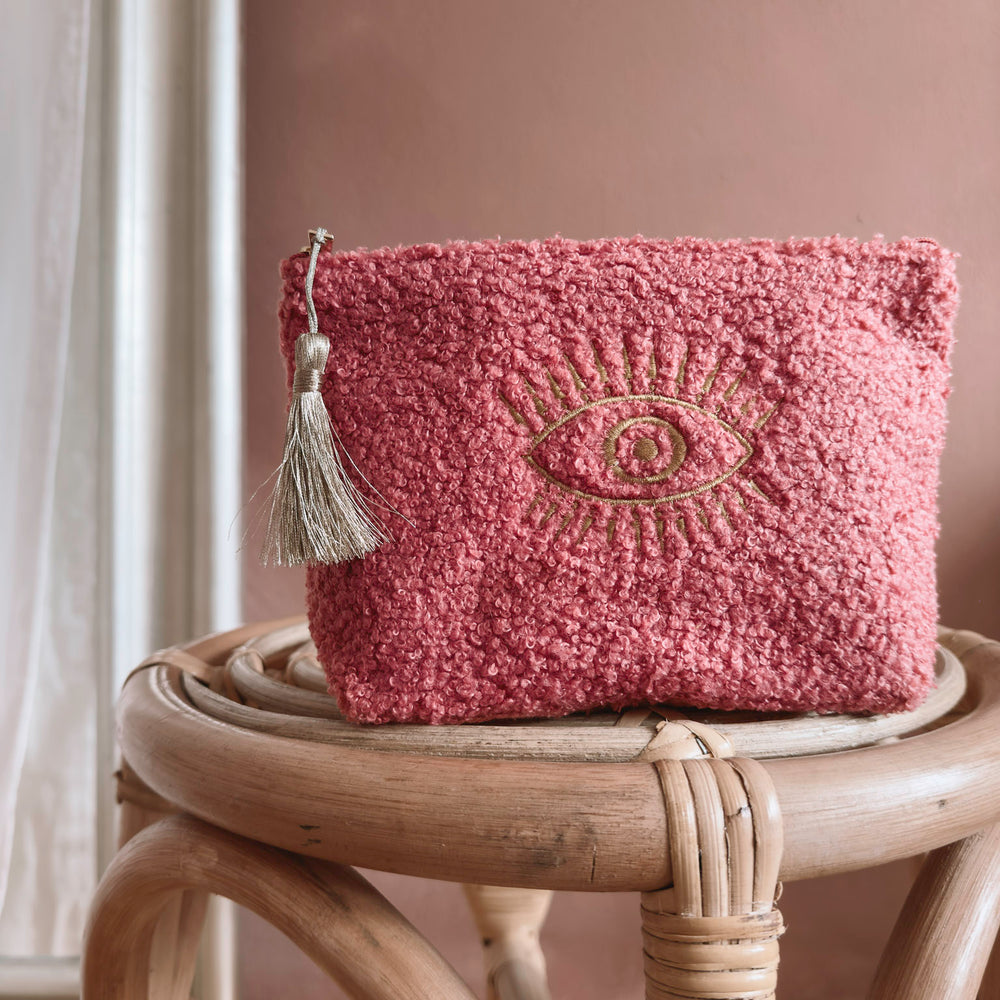 
                      
                        Makeup bag / boucle - bubble gum
                      
                    