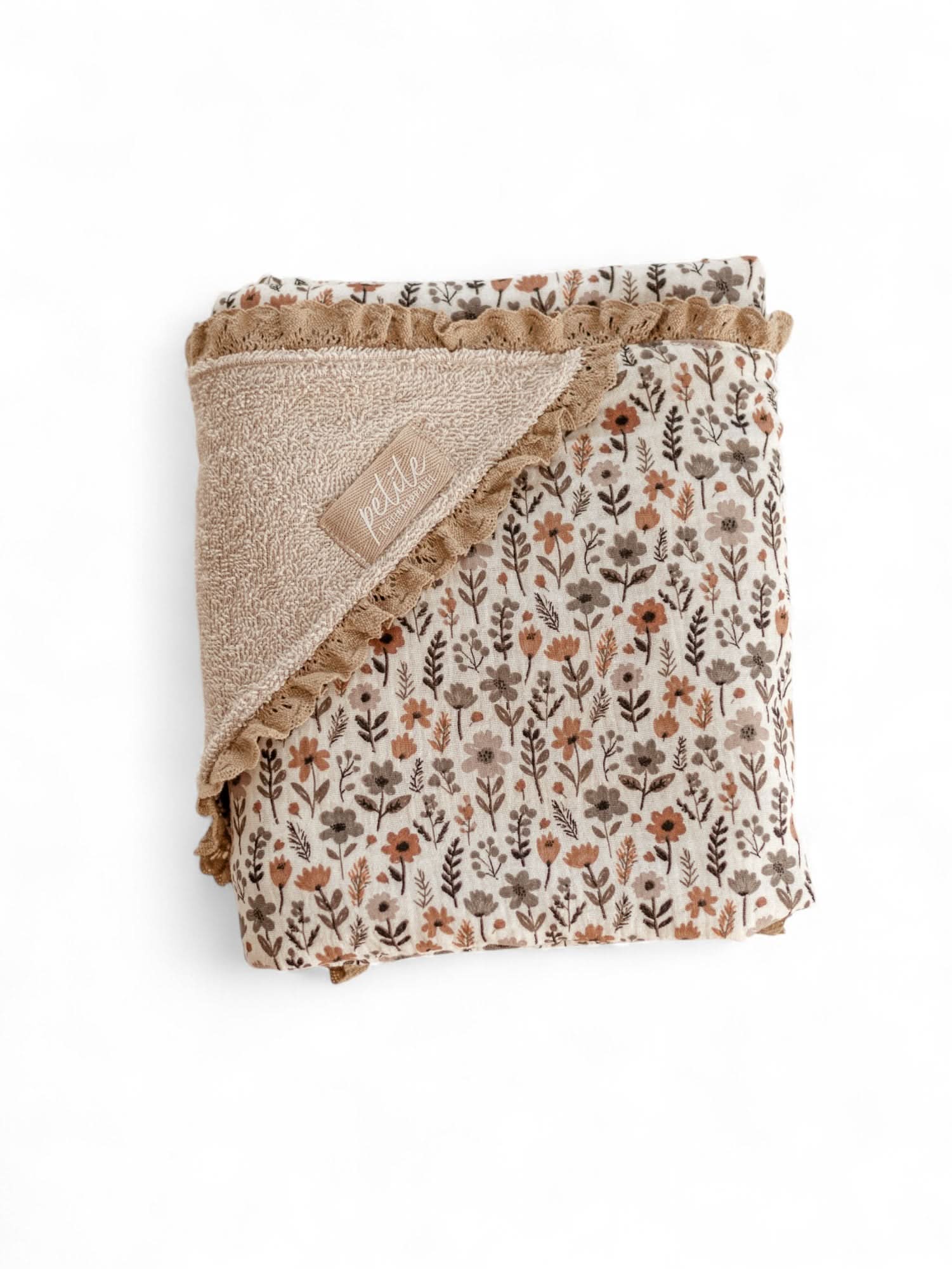 Baby Hooded towel / Ditsy Floral – EvelinaApparel