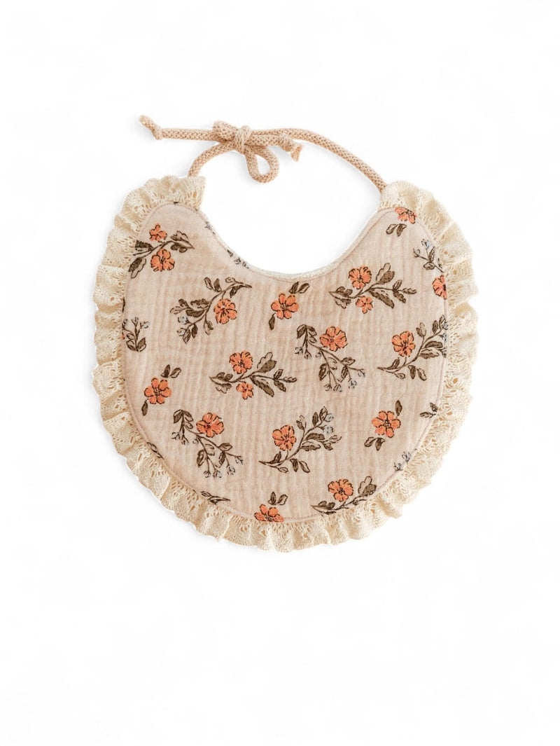 Baby bib / Vintage florals