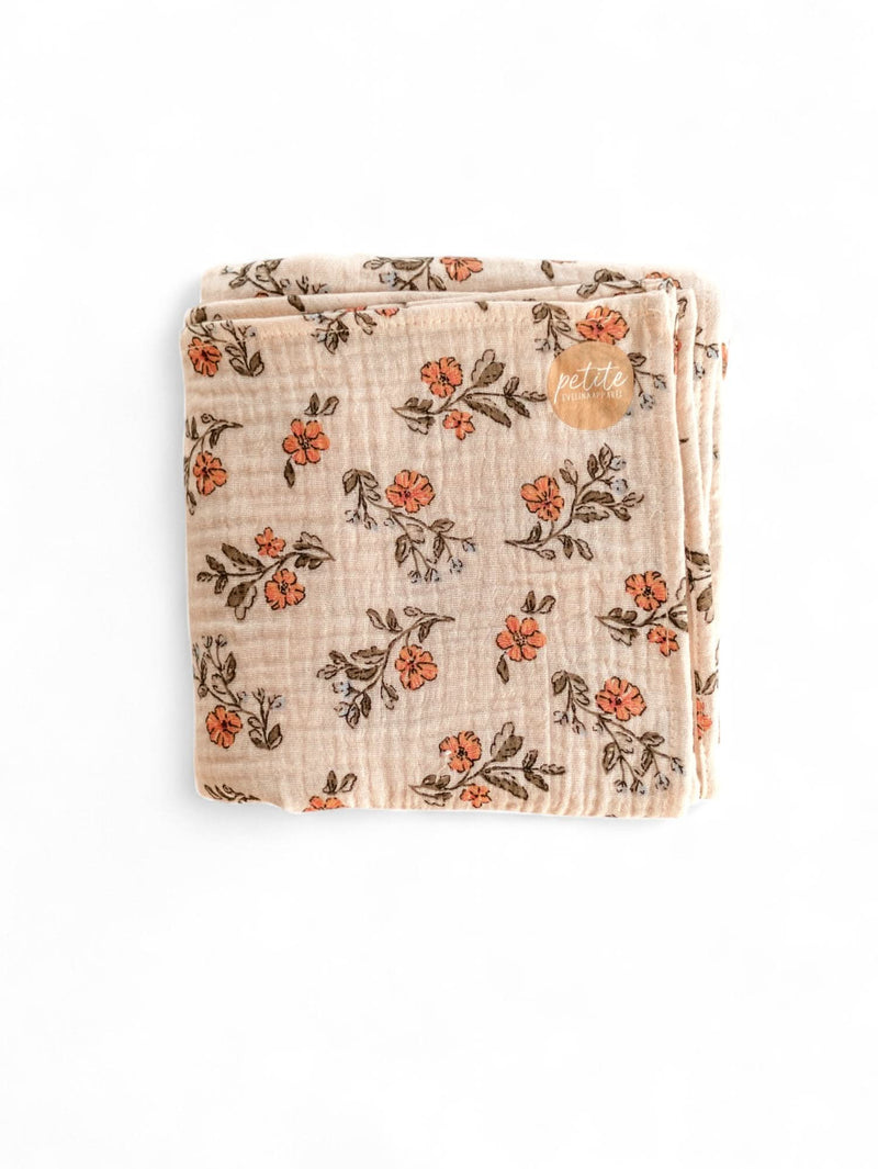 Baby Swaddle / Vintage Florals