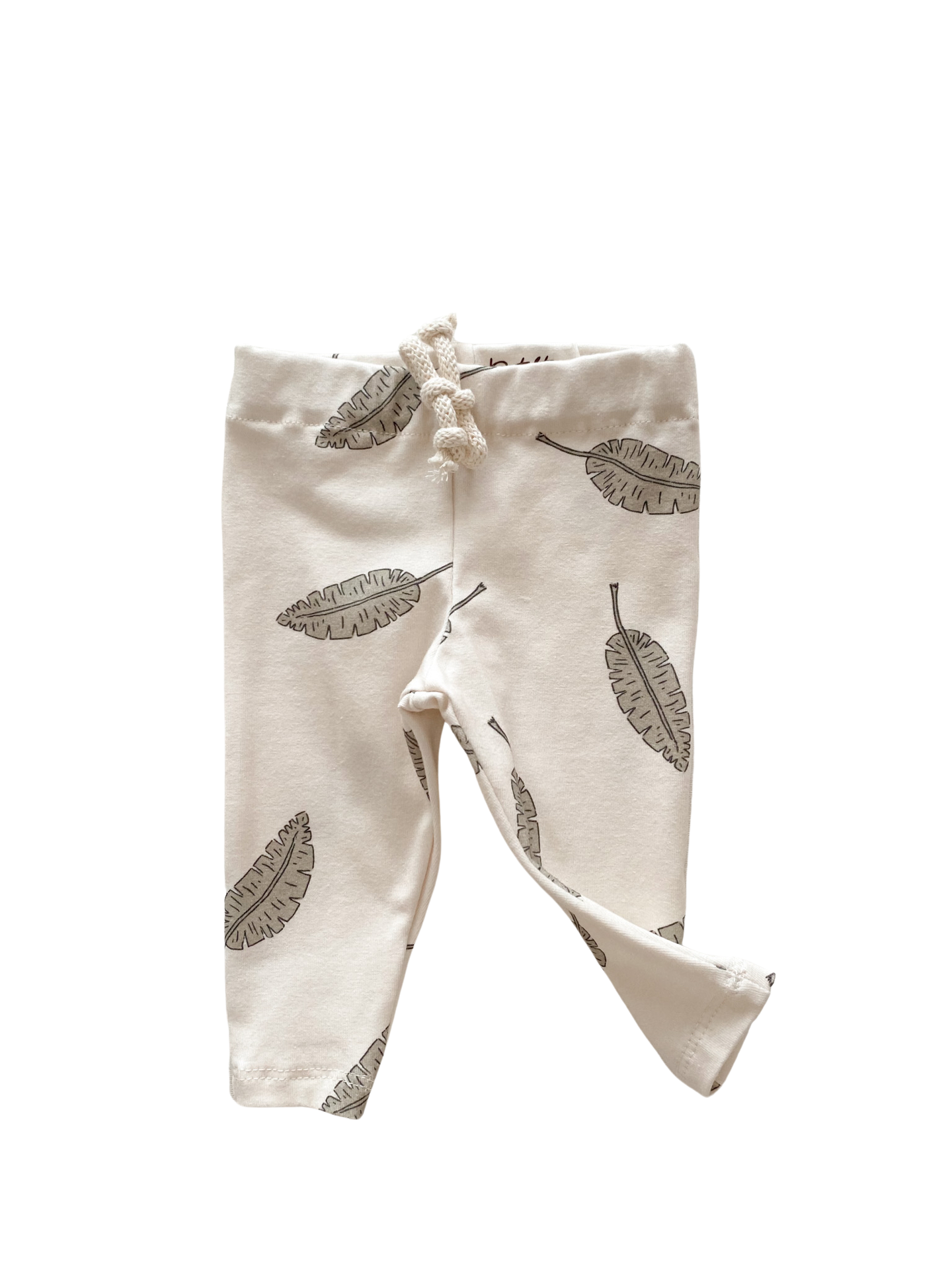 Baby leggings / leaves