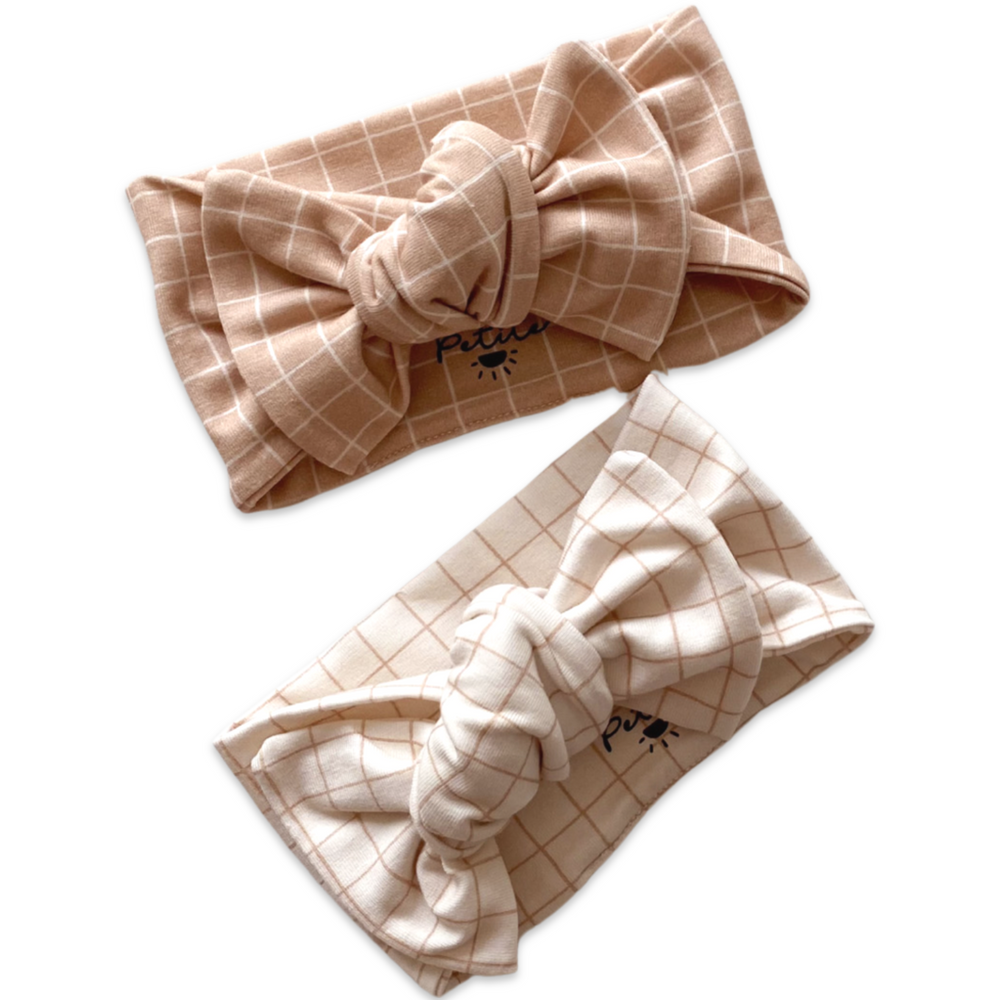 
                      
                        Bow headband / vanilla + caramel
                      
                    