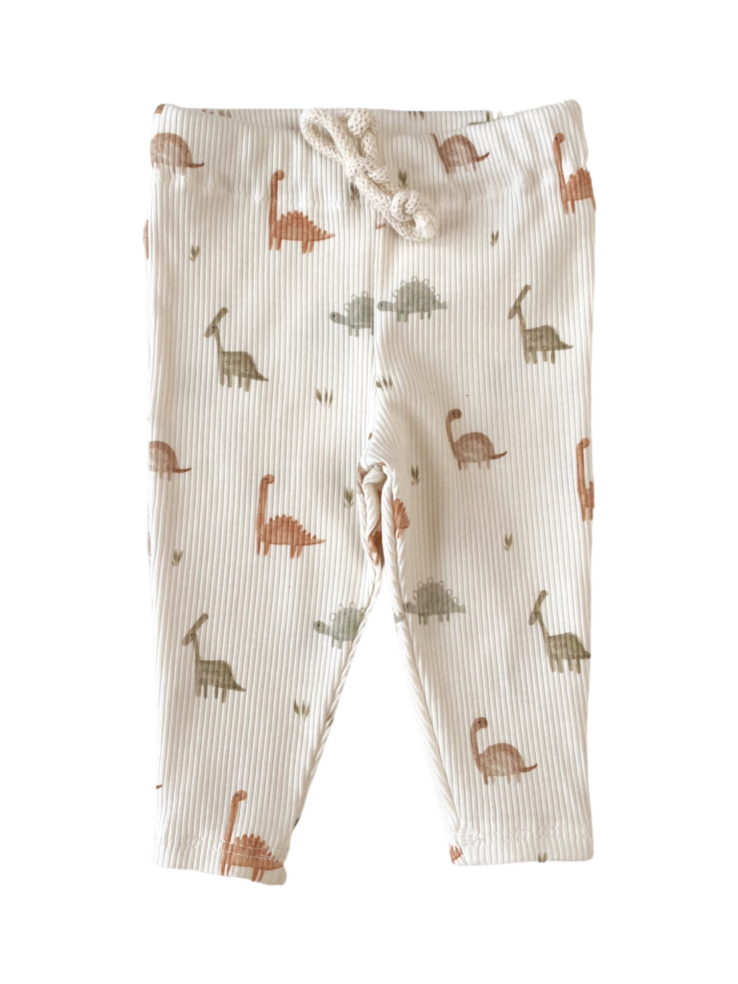 Kids leggings / ribbed - dinos