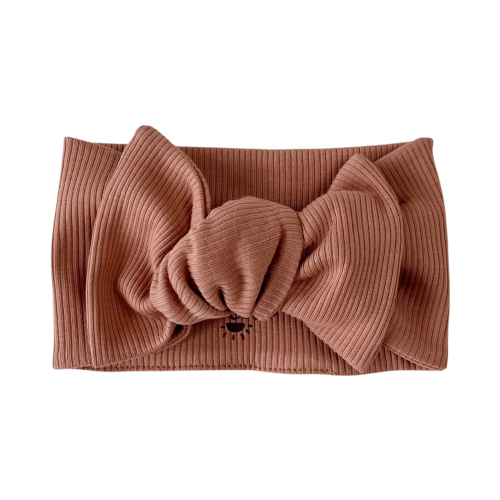 
                      
                        Bow headband / ribbed jersey - girly tones
                      
                    