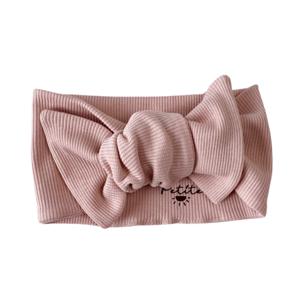 
                      
                        Bow headband / ribbed jersey - girly tones
                      
                    