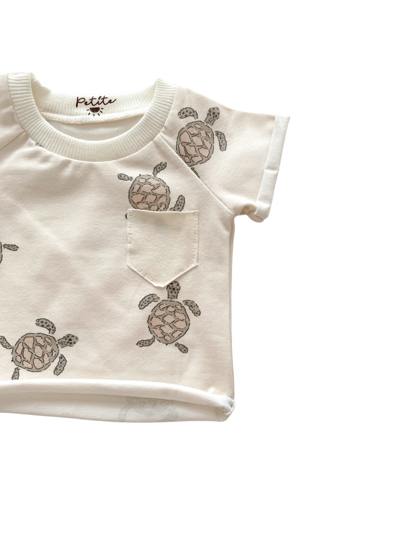 Baby jersey t-shirt / turtles