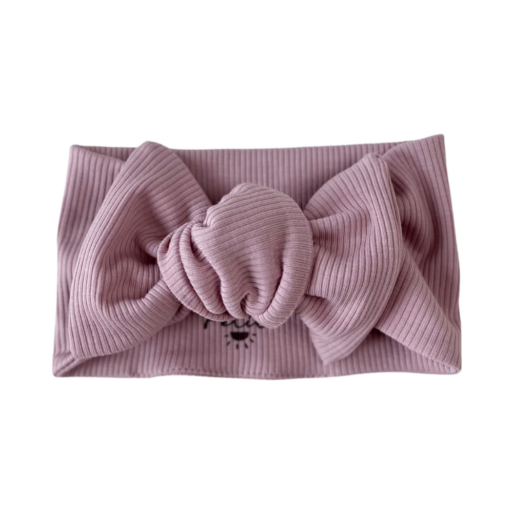 
                      
                        Bow headband / ribbed jersey - girly tones
                      
                    