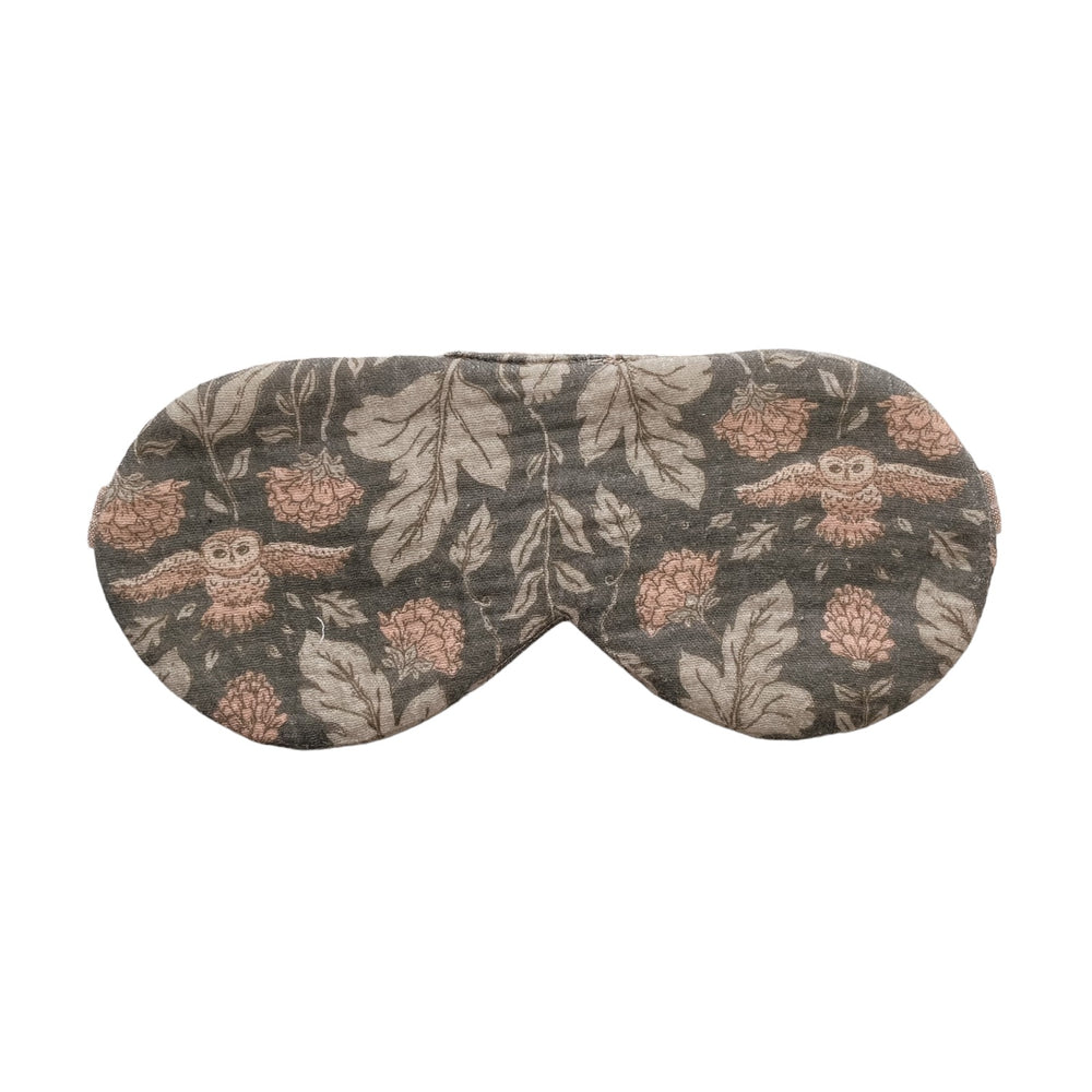 
                      
                        Muslin sleep masks / Forest green Botanical owls
                      
                    