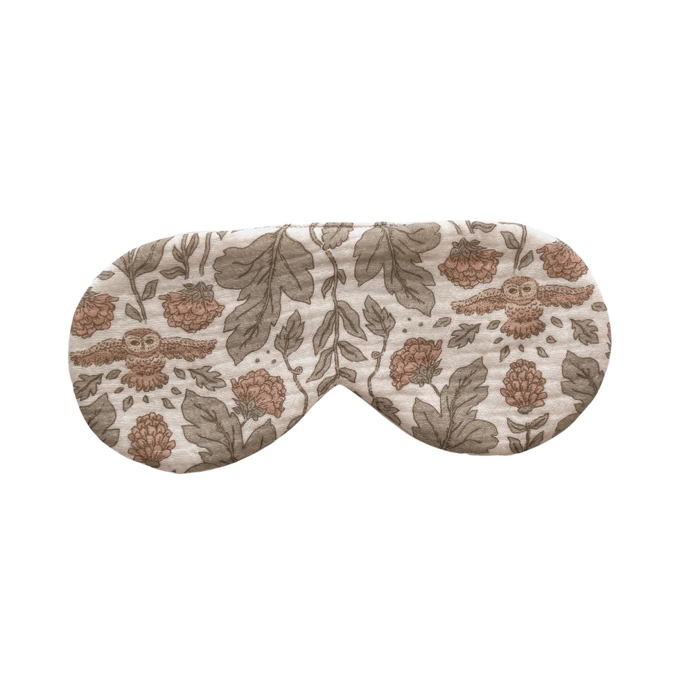 
                      
                        Muslin sleep masks / Ecru Botanical owls
                      
                    