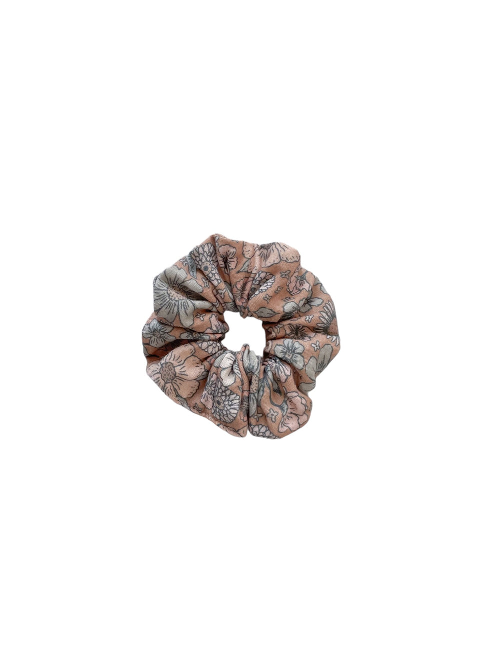 Scrunchie / Caramel Bold floral