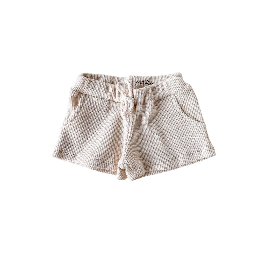 
                      
                        Linen waffle shorts
                      
                    