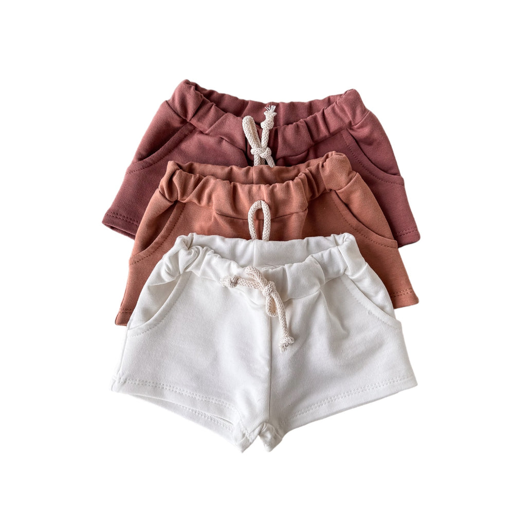 Set of 3 shorts / girly shades