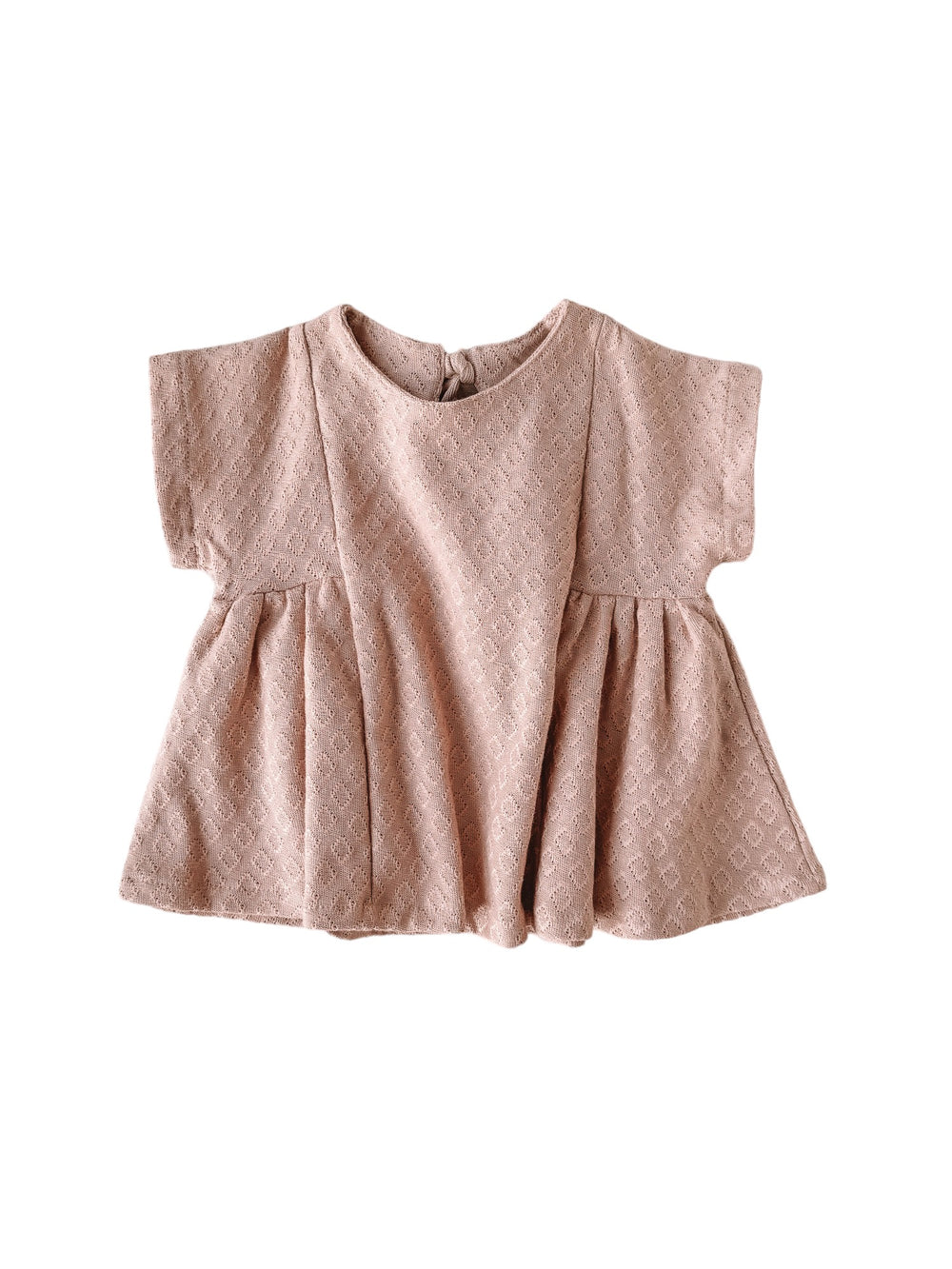 Malia baby dress / pointoille - beige