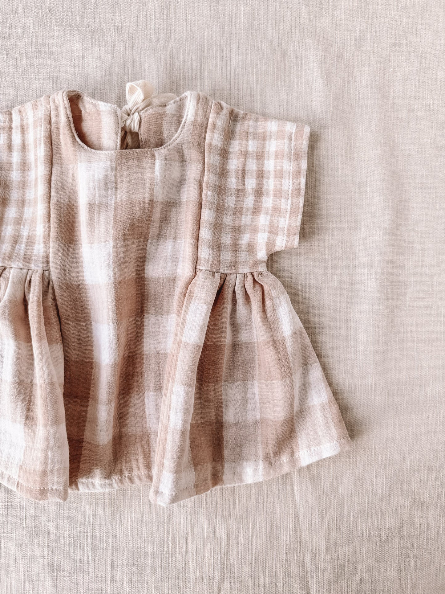 Malia baby dress / gingham