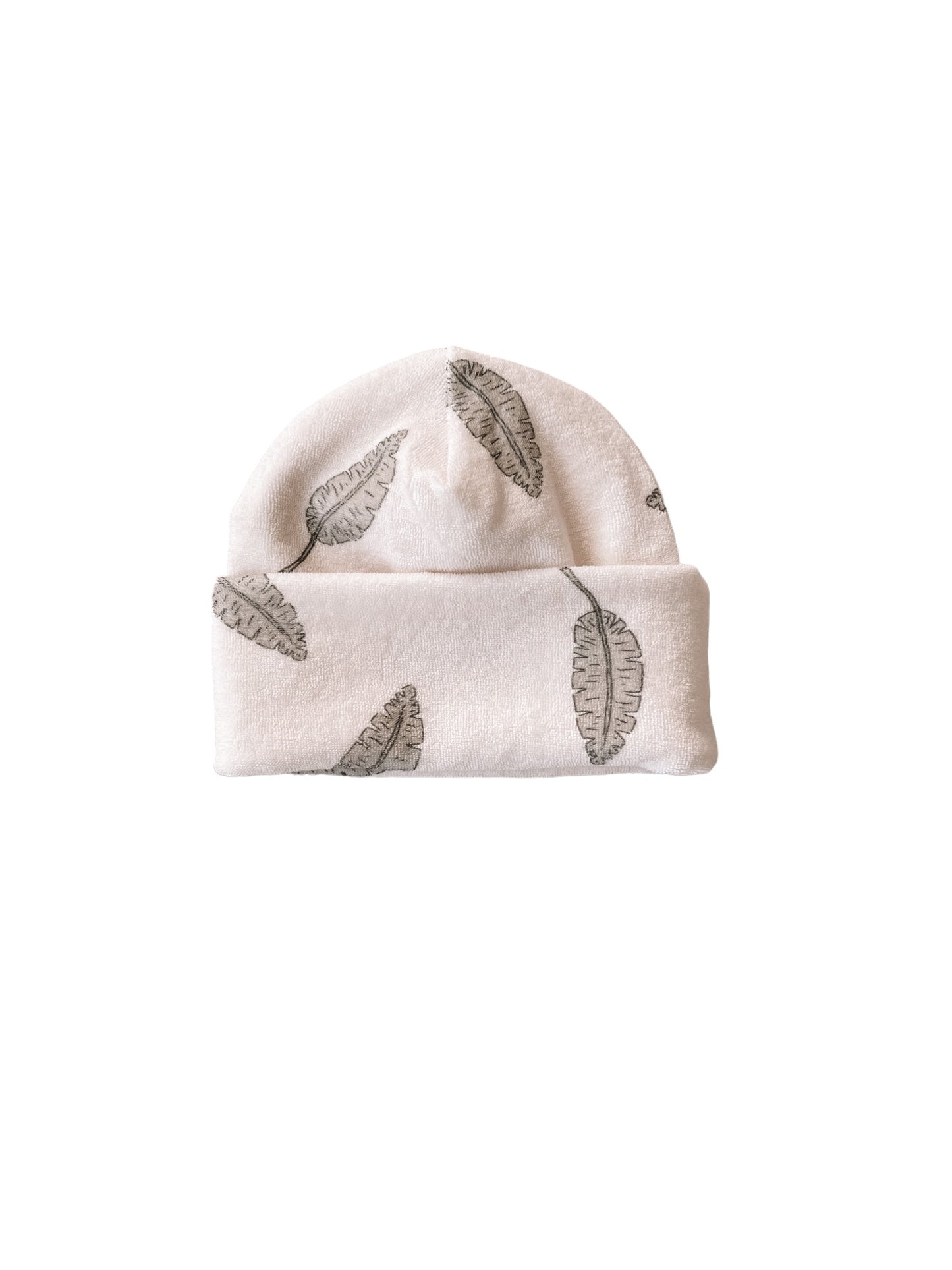 Terry beanie / just leaves